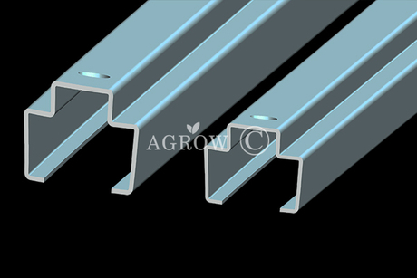 Kappenförmiger Endpfosten